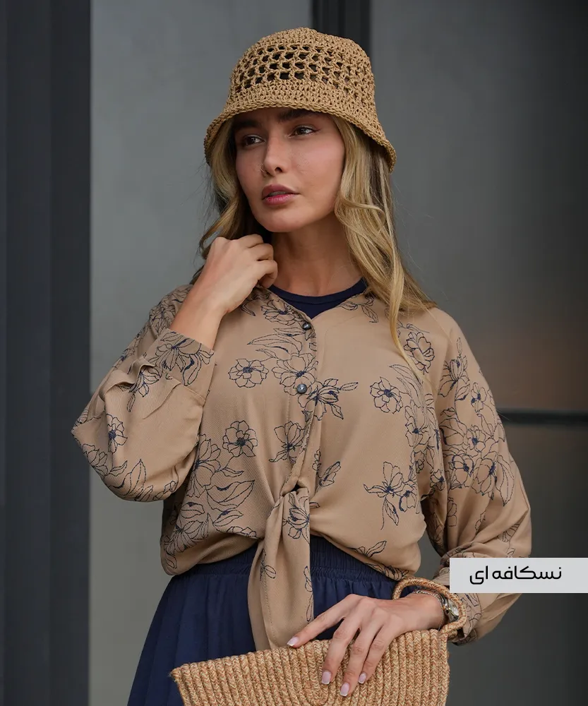 شومیز جلو گره ای A51779 - Image 3