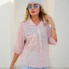 شومیز شیشه ای مدل باران A51656