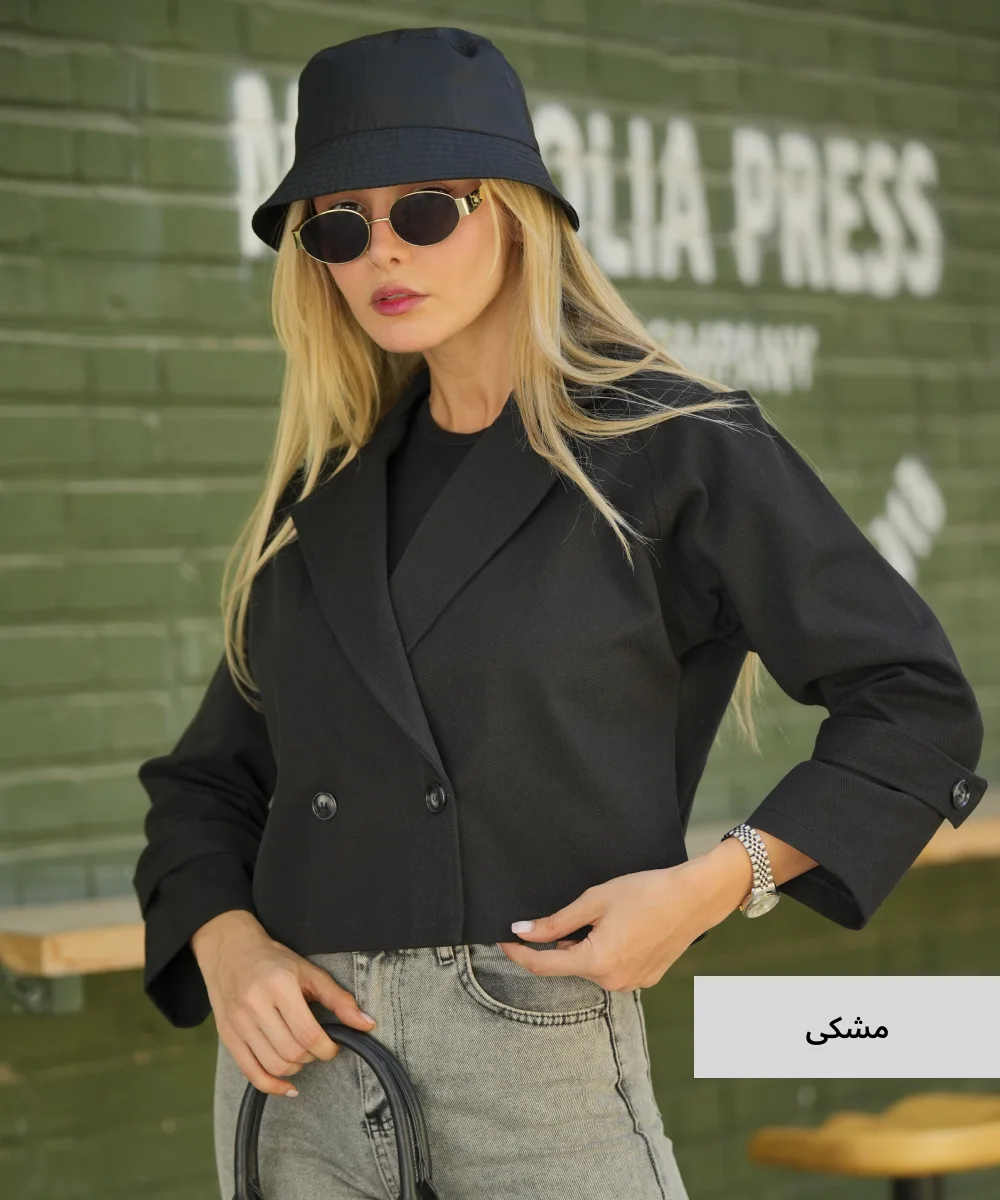 کت کراپ جانا کتان K51185 - Image 2