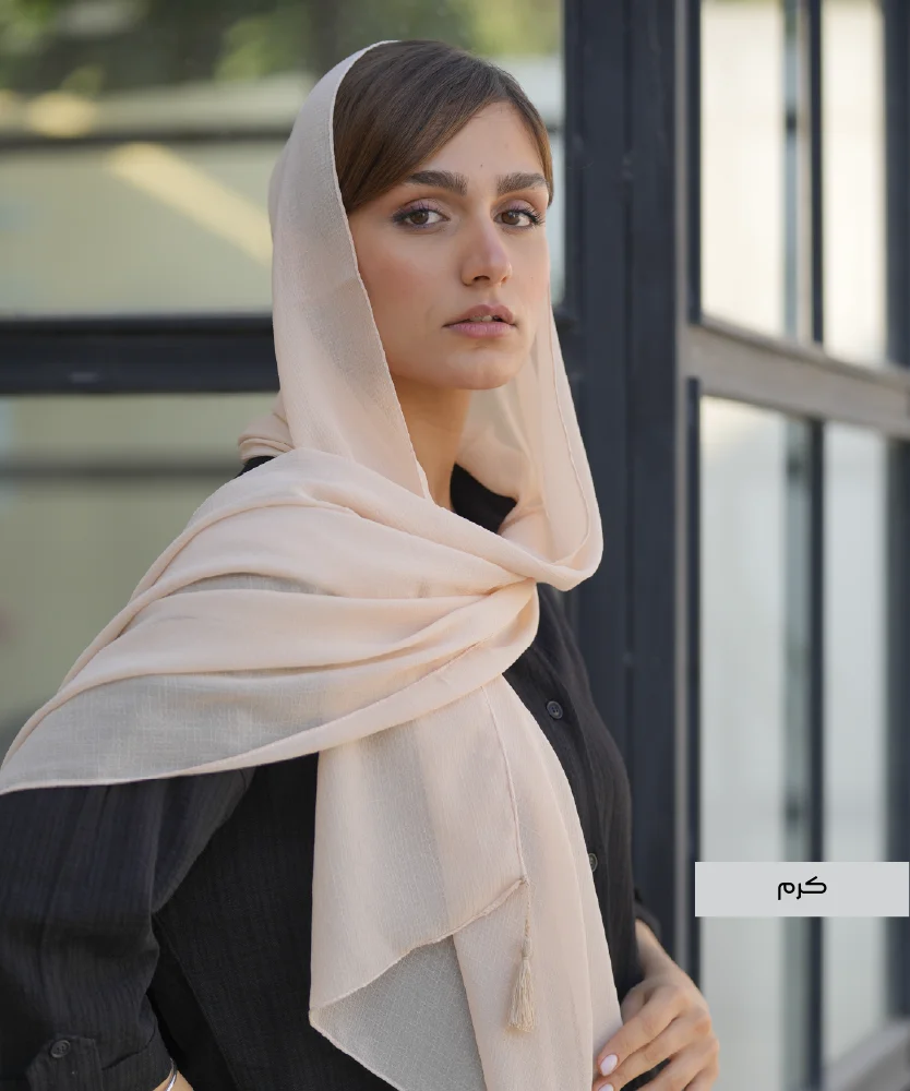 شال حریر N311013 - Image 7