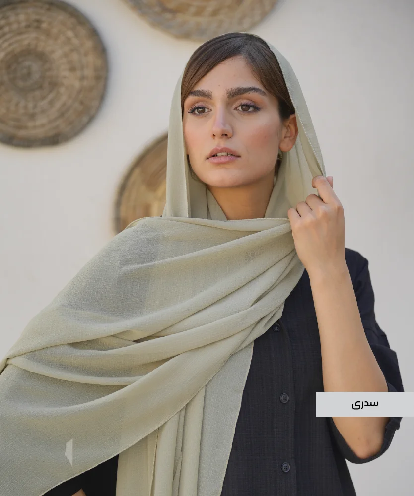 شال حریر N311013 - Image 9