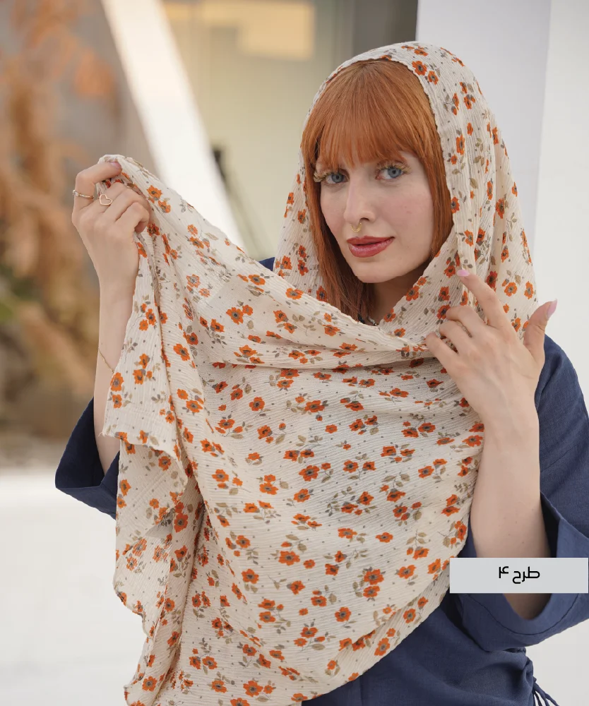 شال پلیسه N41031 - Image 4