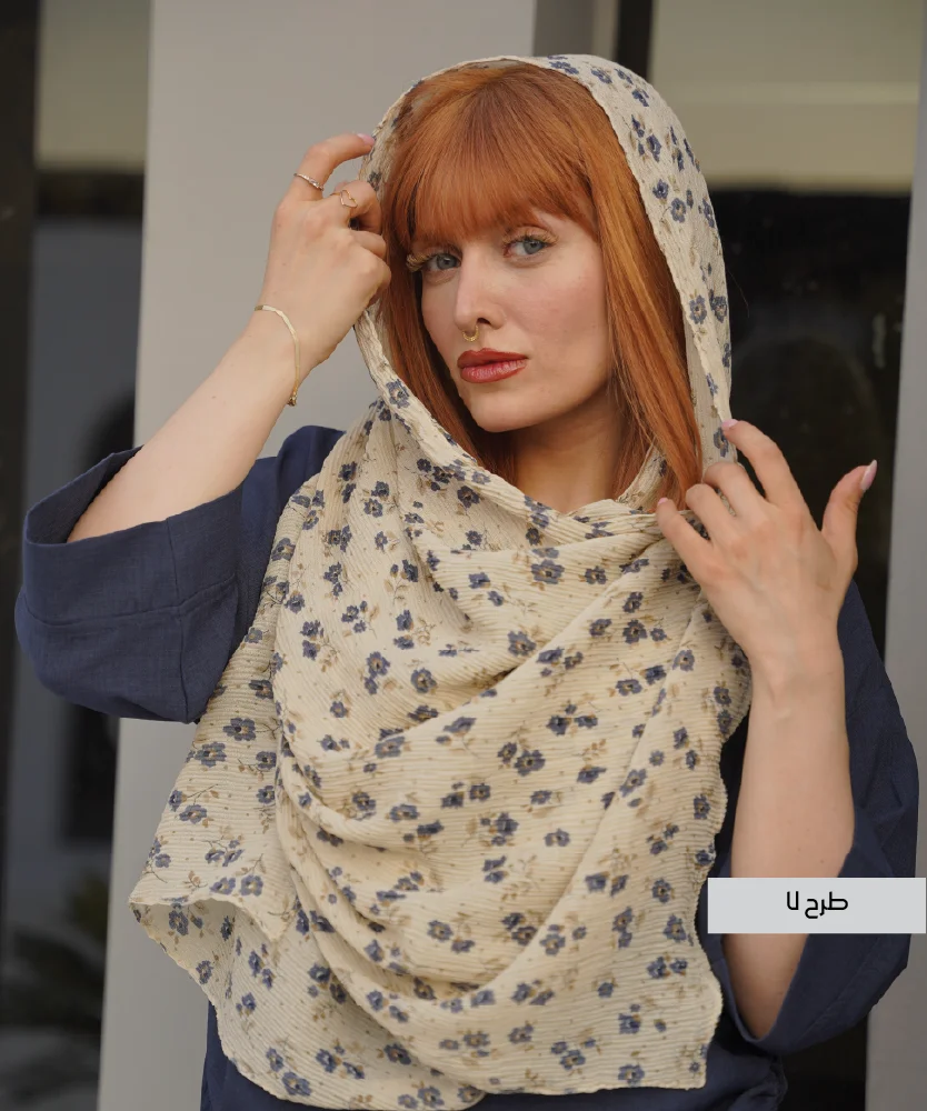 شال پلیسه N41031 - Image 7