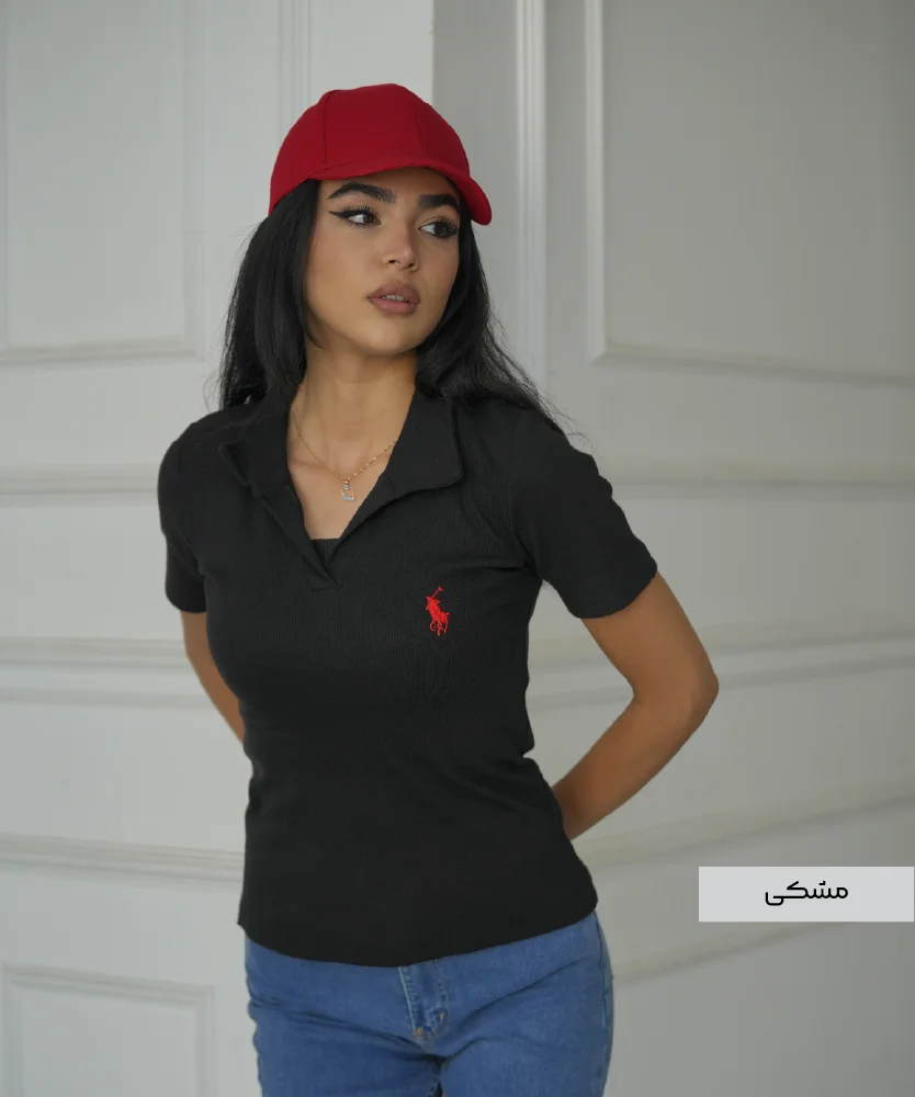 تیشرت POLO یقه دار T51726 - Image 4