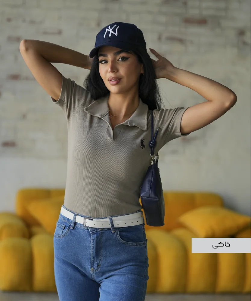 تیشرت POLO یقه دار T51726 - Image 8