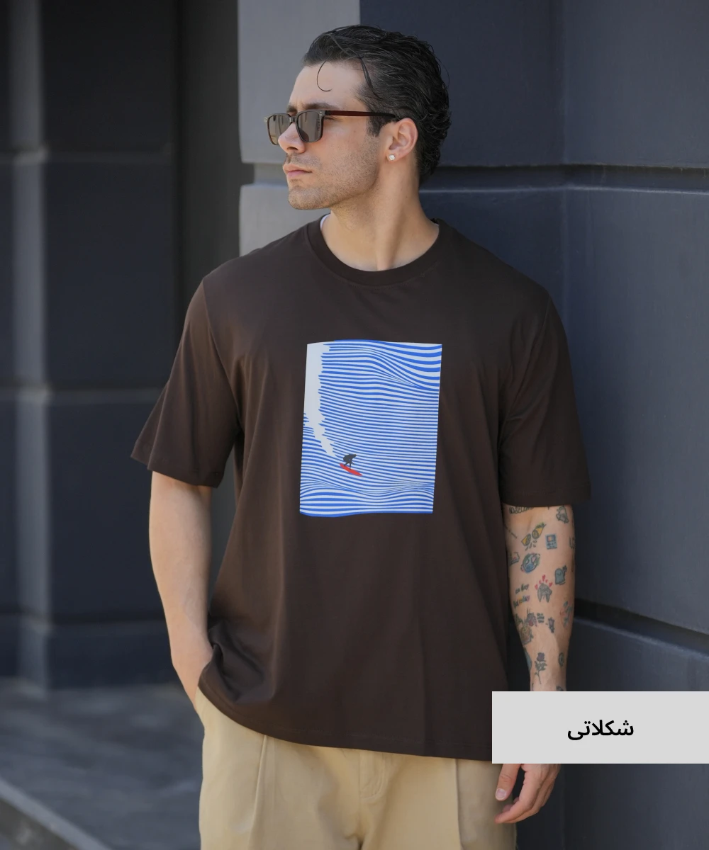تیشرت ساده مردانه کریستال T52315 - Image 3