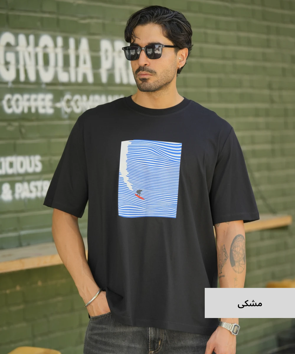 تیشرت ساده مردانه کریستال T52315 - Image 4