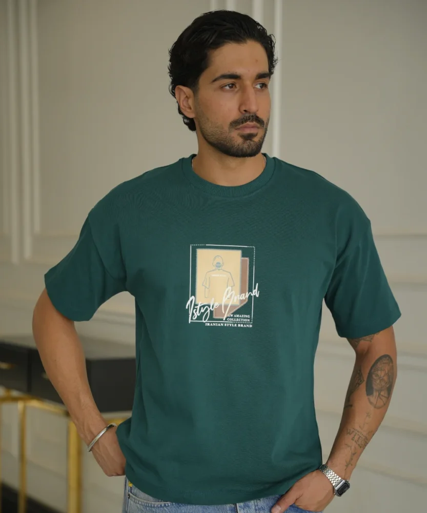 تیشرت لانگ مردانه ماکان T52329