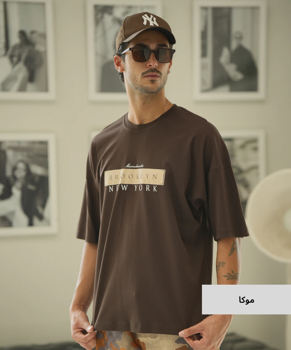 تیشرت لانگ مردانه پنبه T52330 - Image 3