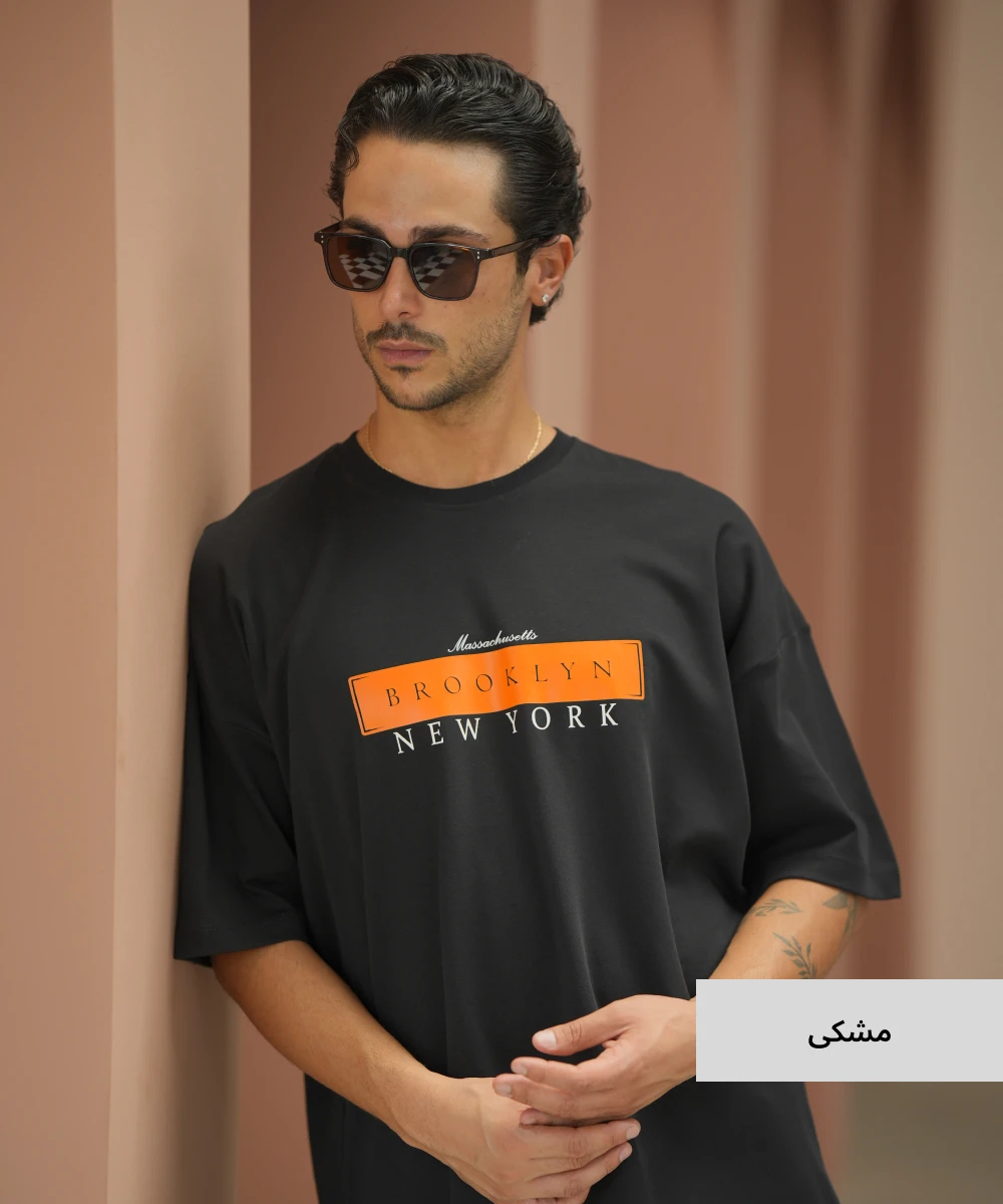 تیشرت لانگ مردانه پنبه T52330 - Image 6