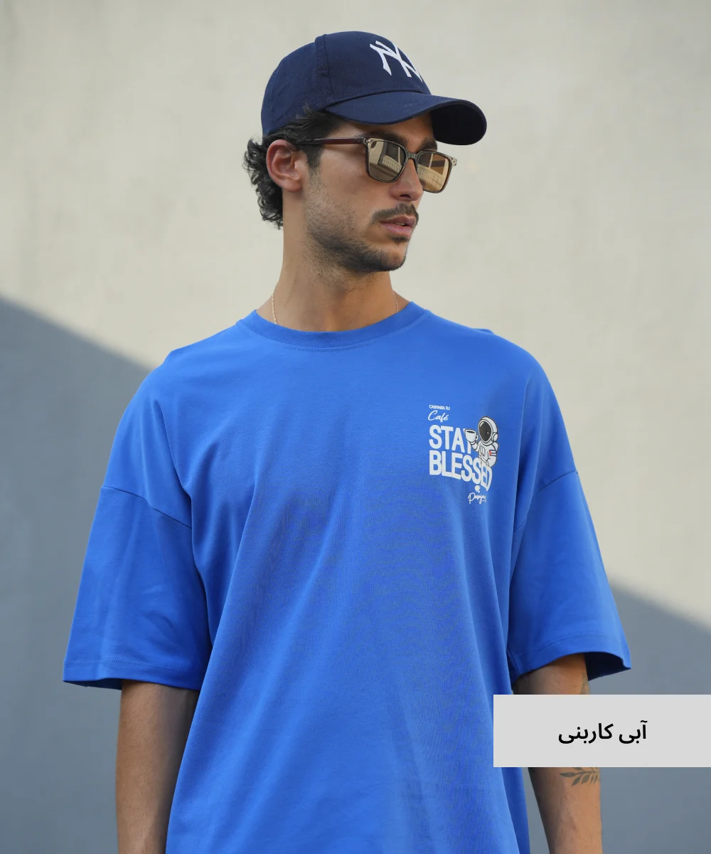تیشرت لانگ مردانه پنبه T52333 - Image 5
