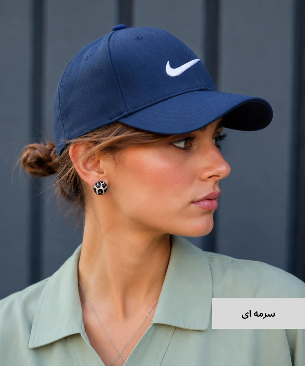 کلاه فلامنت کجراه گلدوزی دار نقاب دار U30718 - Image 4