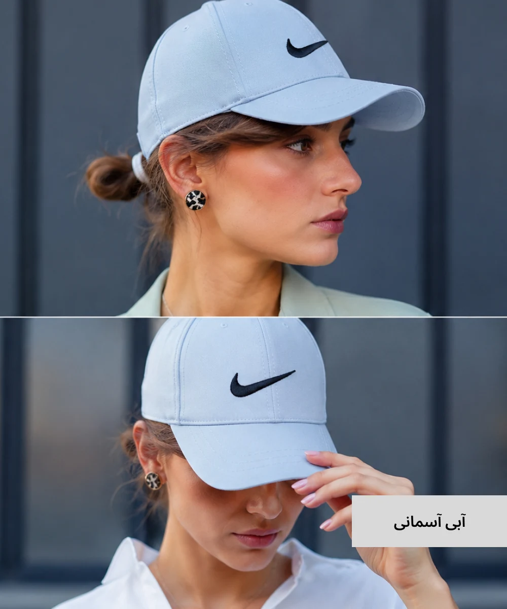 کلاه فلامنت کجراه گلدوزی دار نقاب دار U30718 - Image 6