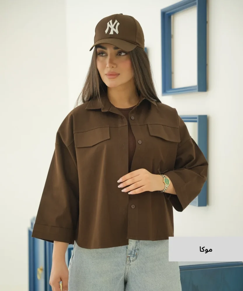شومیز نورسا کتان A5111122 - تصویر 2
