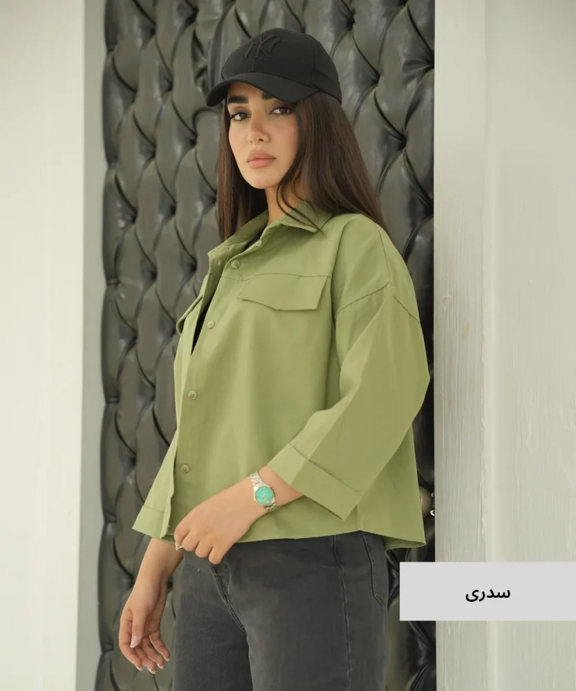 شومیز نورسا کتان A5111122 - تصویر 3
