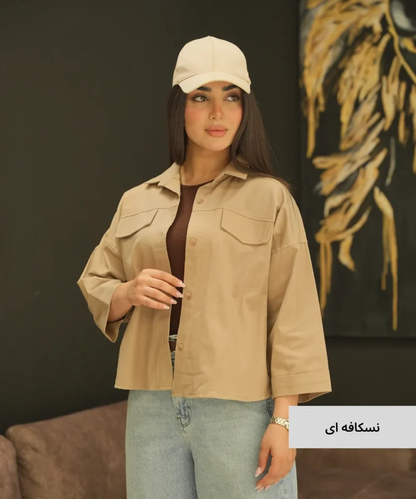 شومیز نورسا کتان A5111122 - تصویر 4