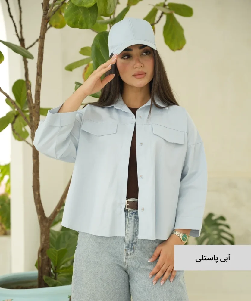 شومیز نورسا کتان A5111122 - تصویر 5