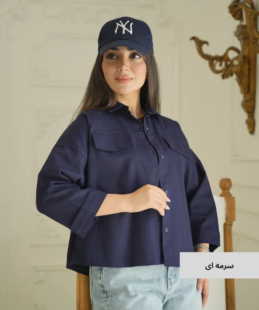 شومیز نورسا کتان A5111122 - تصویر 6