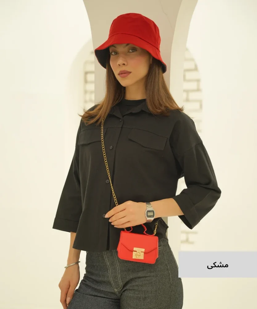 شومیز نورسا کتان A5111122 - تصویر 7