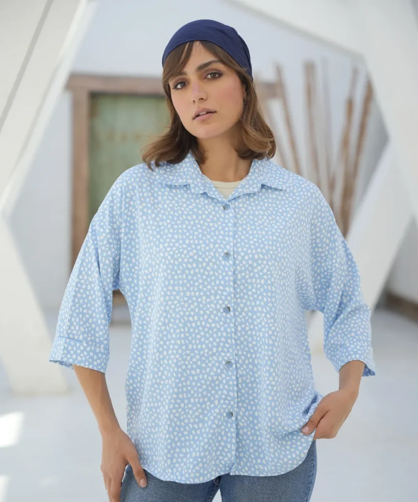 شومیز یارا کرپ الیزه A511144