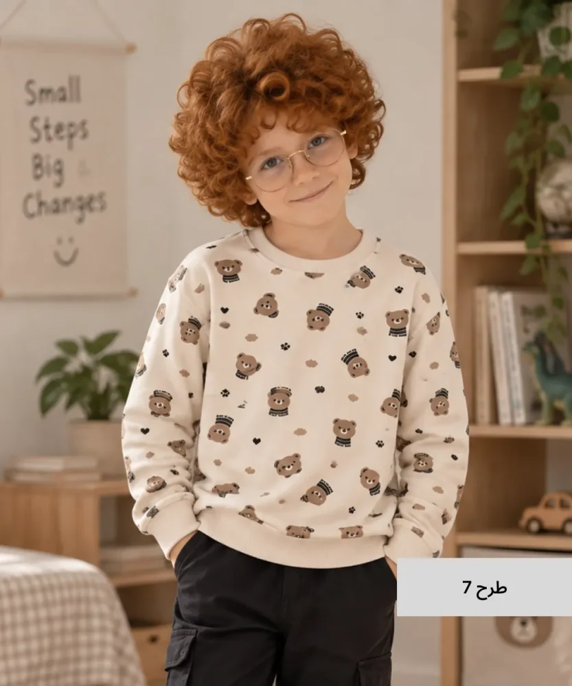 بلوز بچگانه دورس دو نخ سایز (1-2) B45348 - تصویر 8