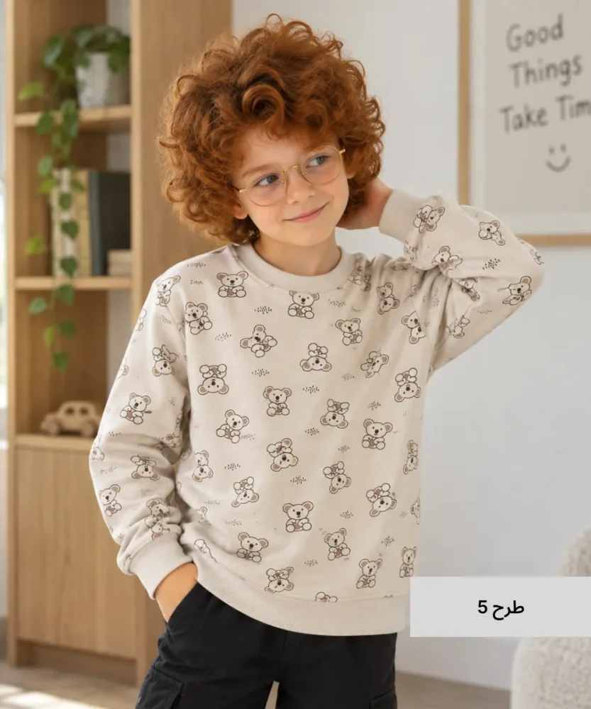 بلوز بچگانه دورس دو نخ سایز (1-2) B45348 - تصویر 6