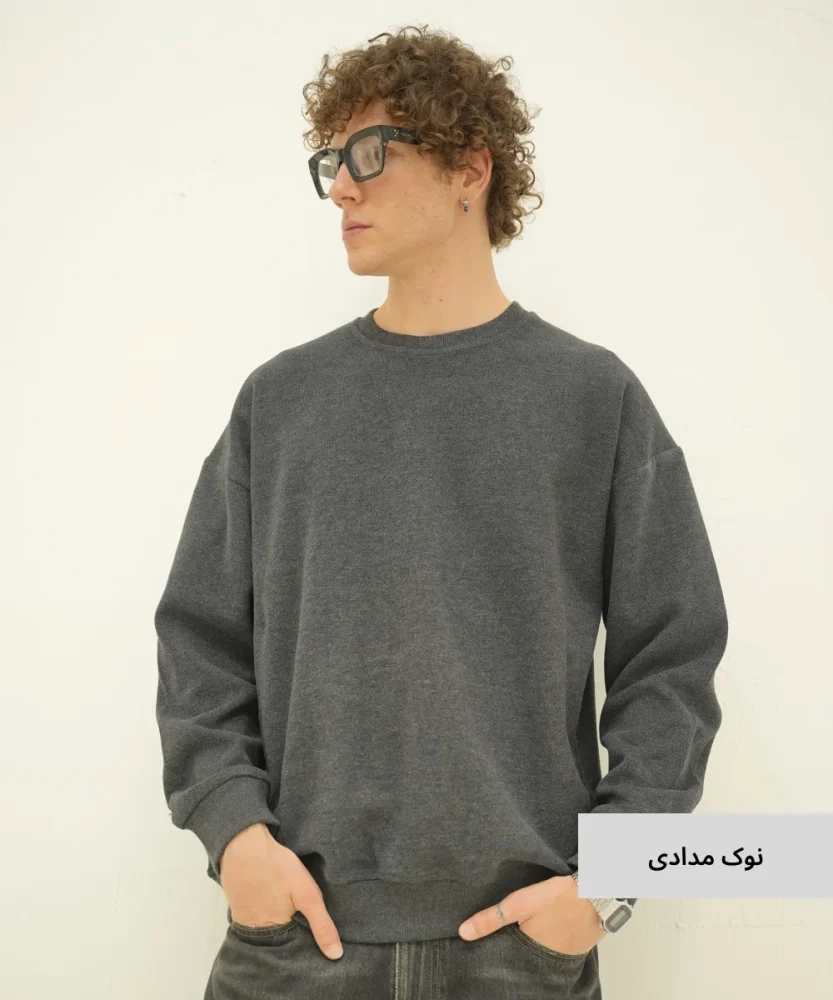 بلوز ساده مردانه سلانیک B52015 - تصویر 3