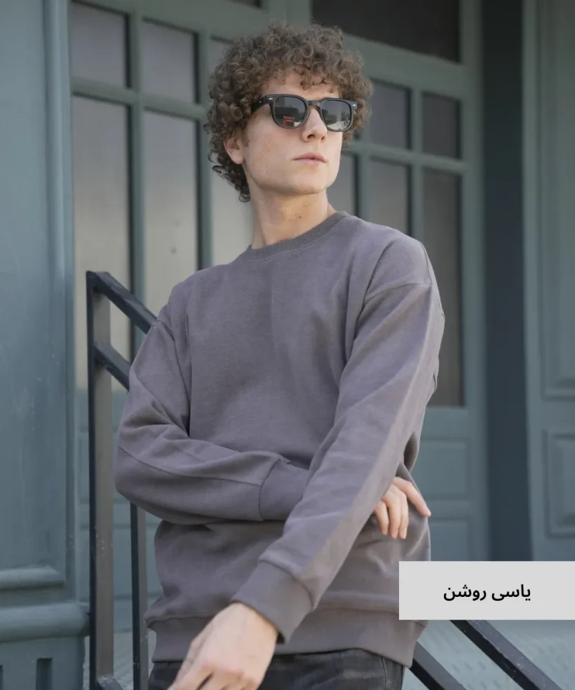 بلوز ساده مردانه سلانیک B52015 - تصویر 9