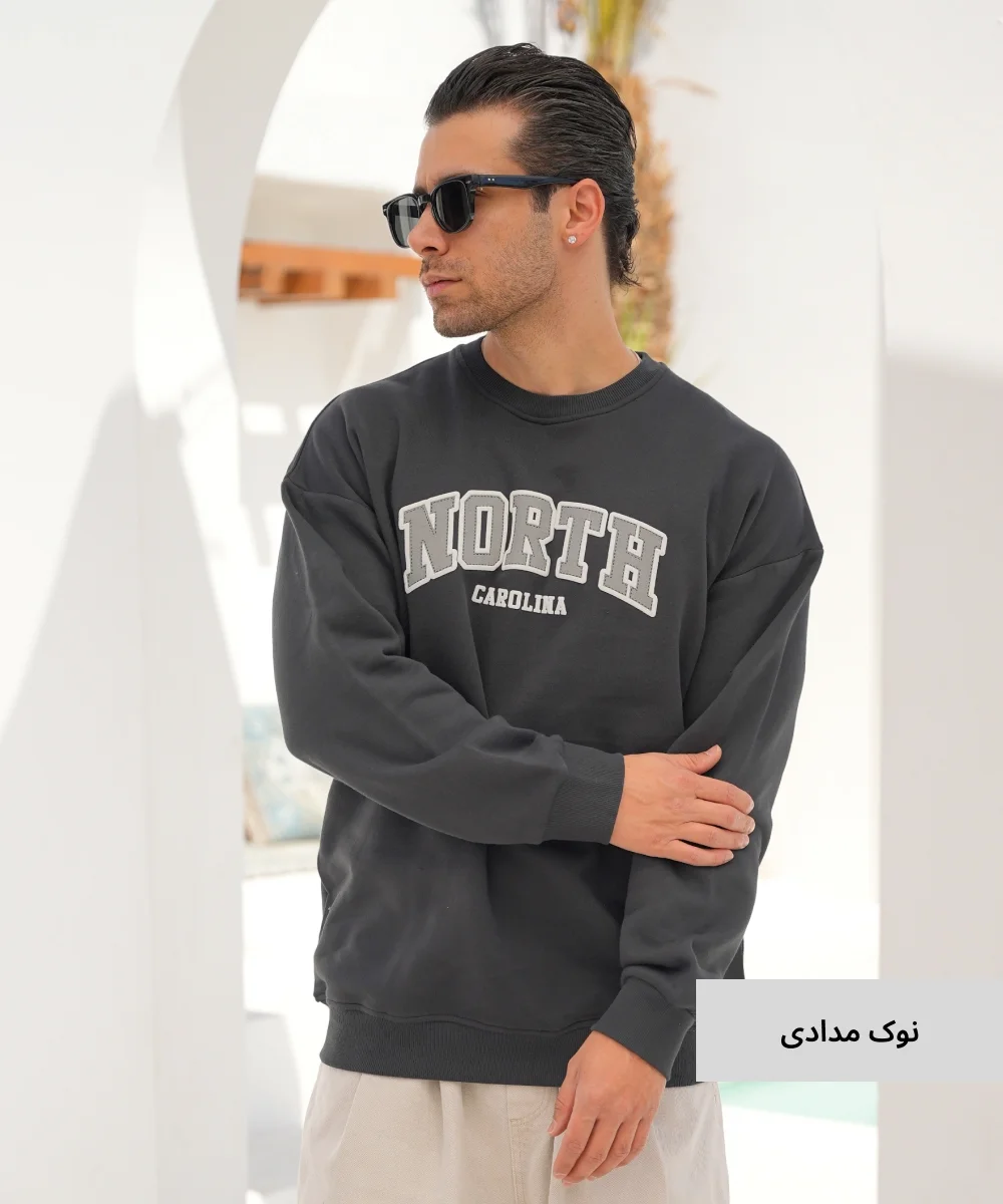 بلوز ساده سه نخ خارخورده B52016 - Image 4