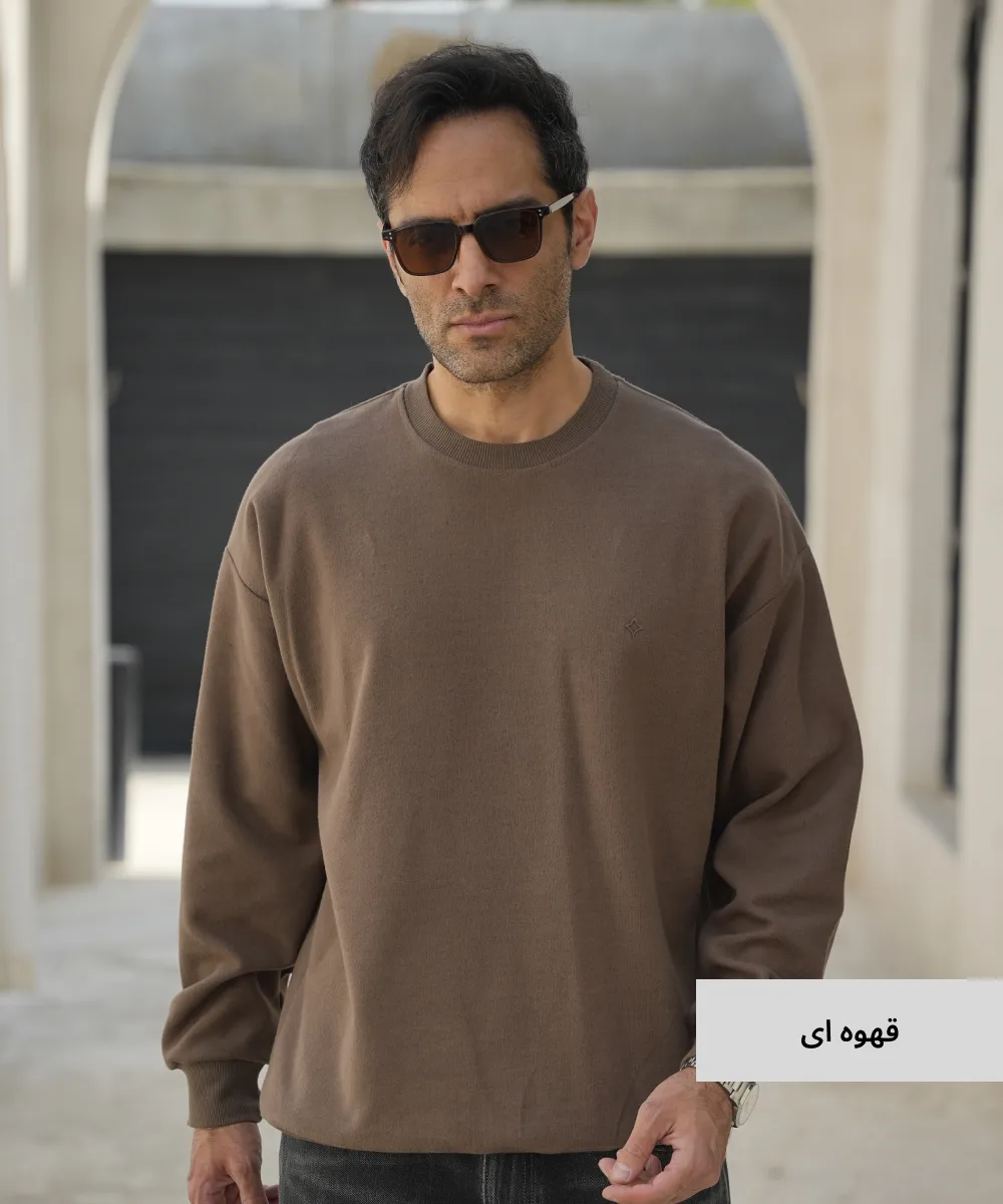 بلوز ساده مردانه سلانیک B52019 - Image 3