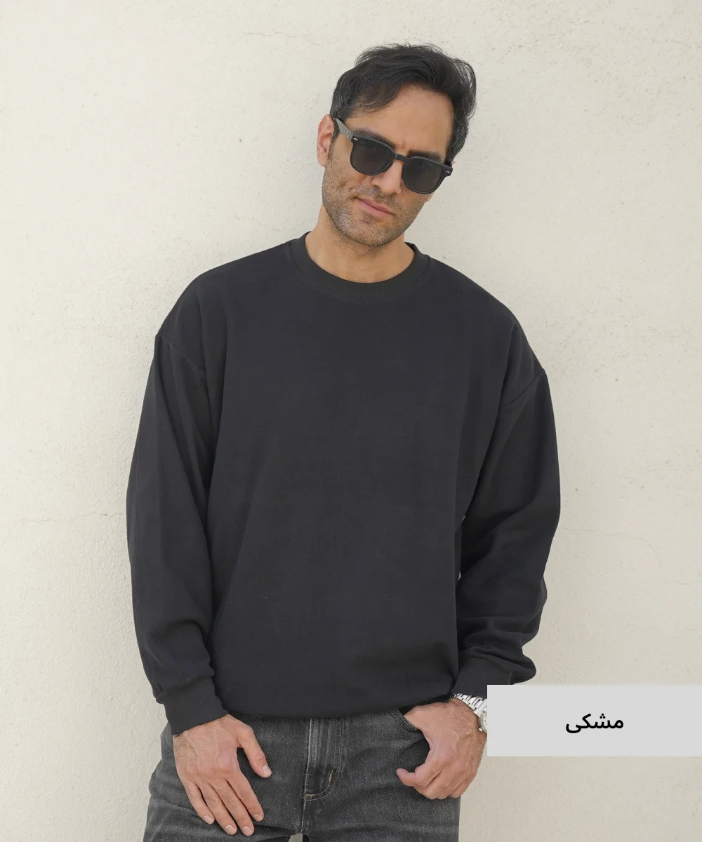 بلوز ساده مردانه سلانیک B52020 - Image 2