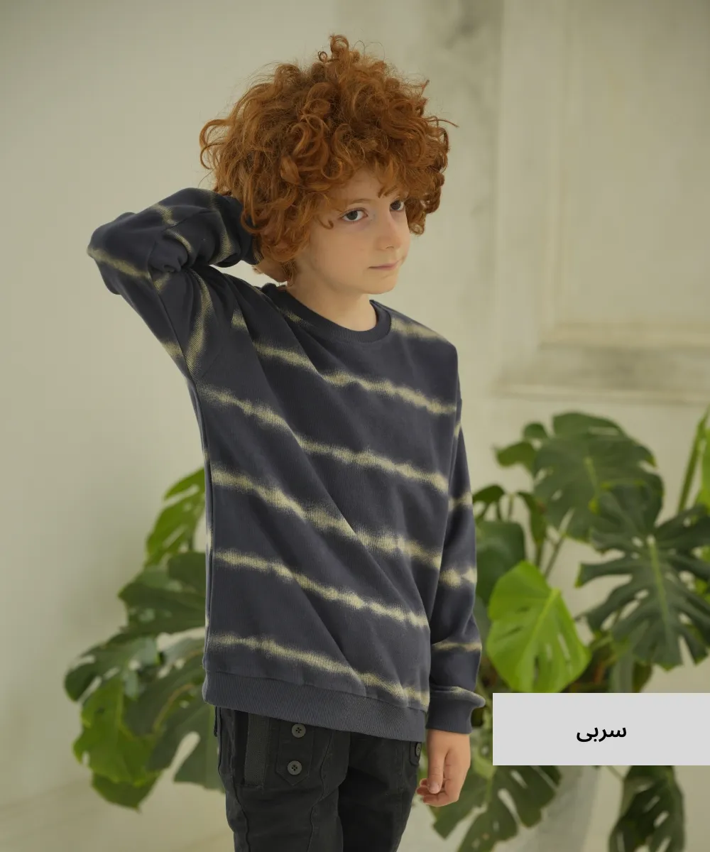 بلوز بچگانه طرح رینگر سایز (3-4) B55017 - Image 3