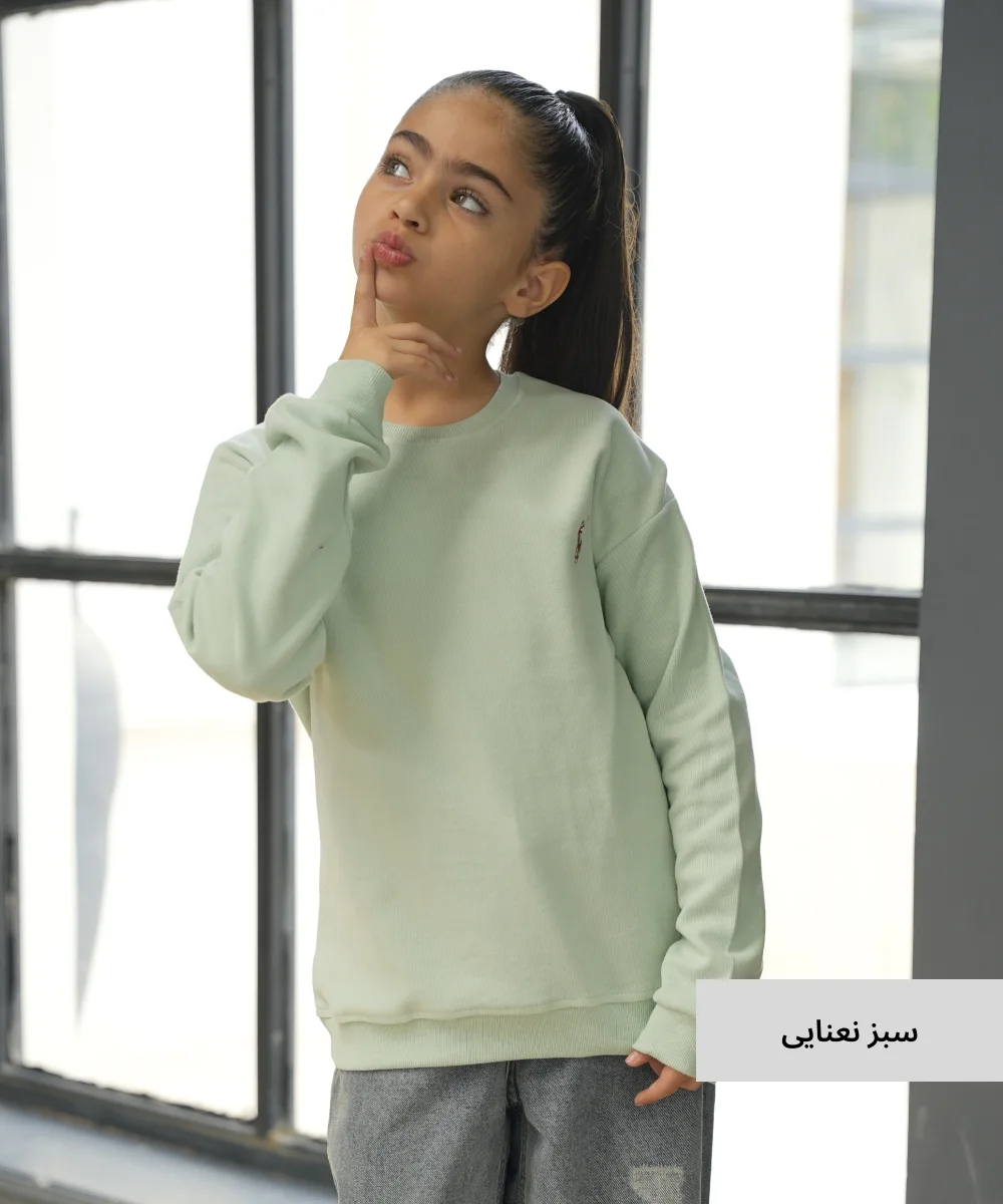 بلوز ساده بچگانه سلانیک (سایز 3-4) B55026 - Image 2