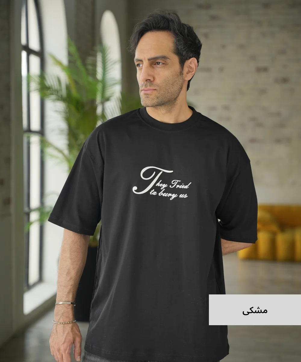 تیشرت مردانه چاپی T52245 - Image 2