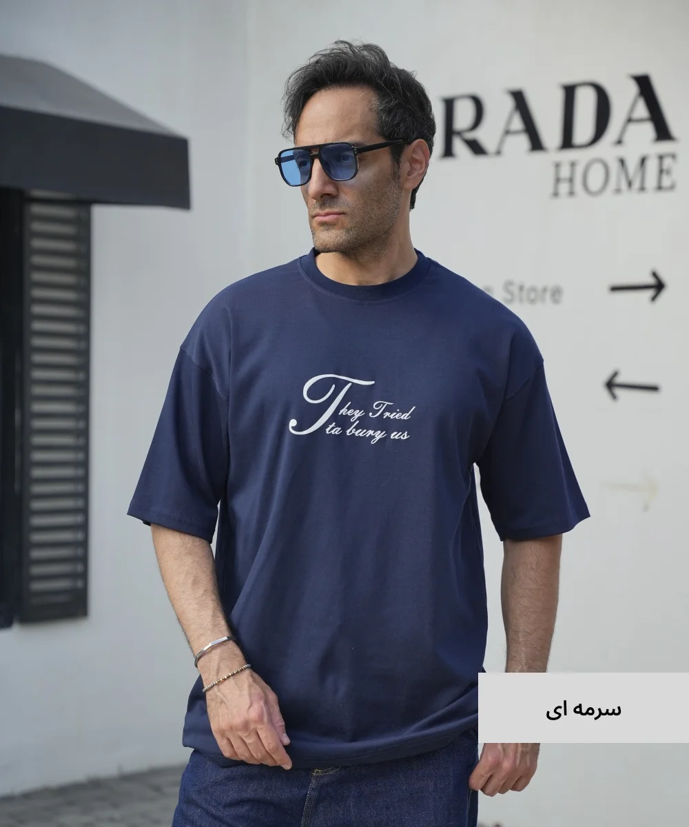 تیشرت مردانه چاپی T52245 - Image 4
