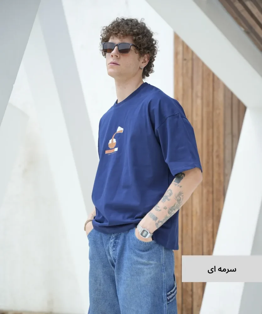 تیشرت لانگ مردانه ماکان T52345 - تصویر 5