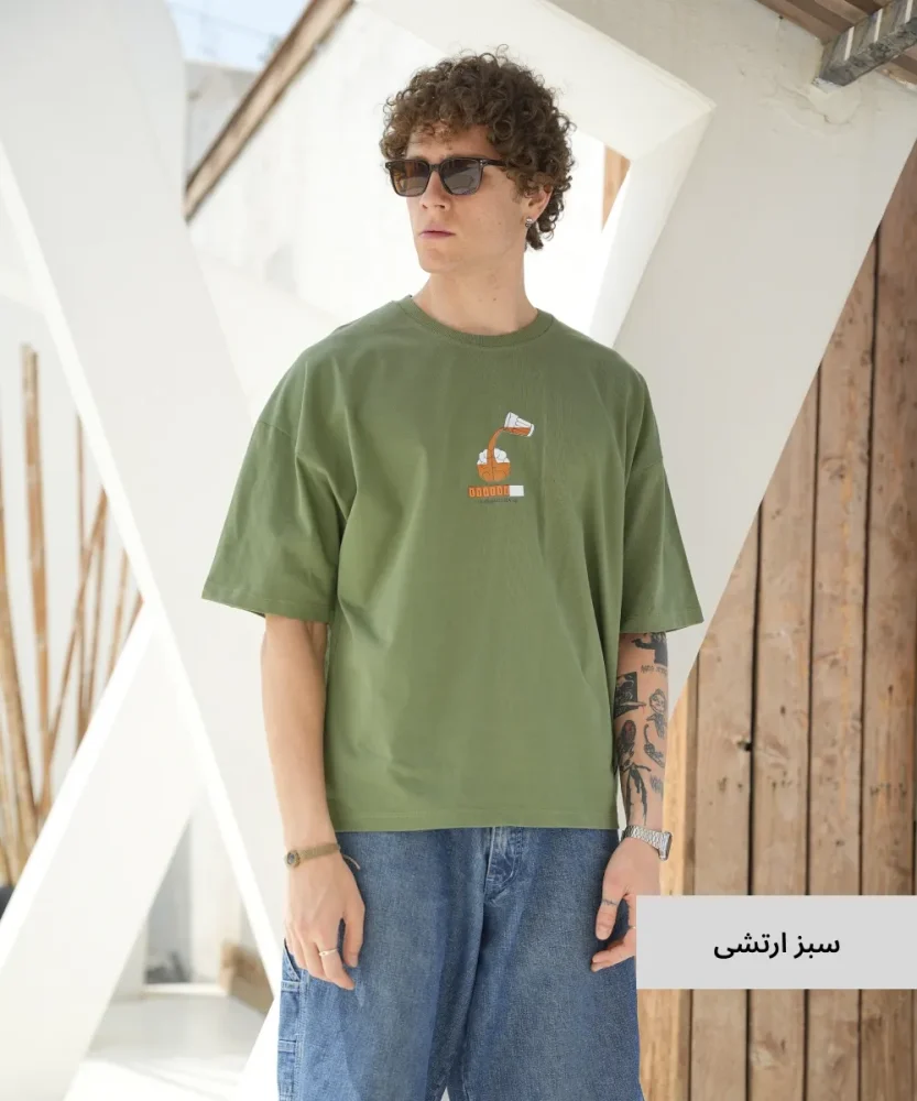 تیشرت لانگ مردانه ماکان T52345 - تصویر 6