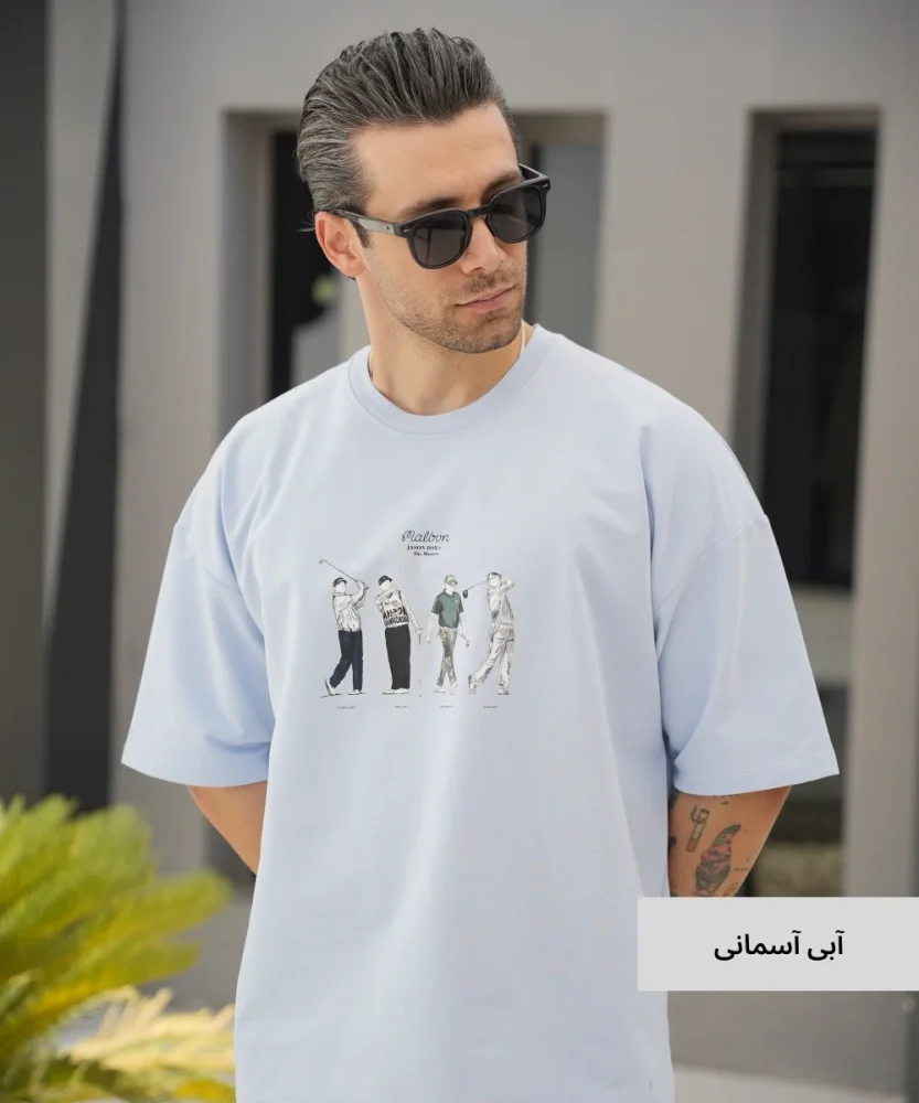 تیشرت لانگ مردانه T52348 - تصویر 7
