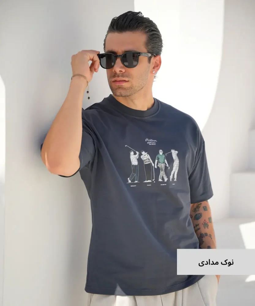 تیشرت لانگ مردانه T52348 - تصویر 11