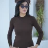 بلوز بافت ساده V10244