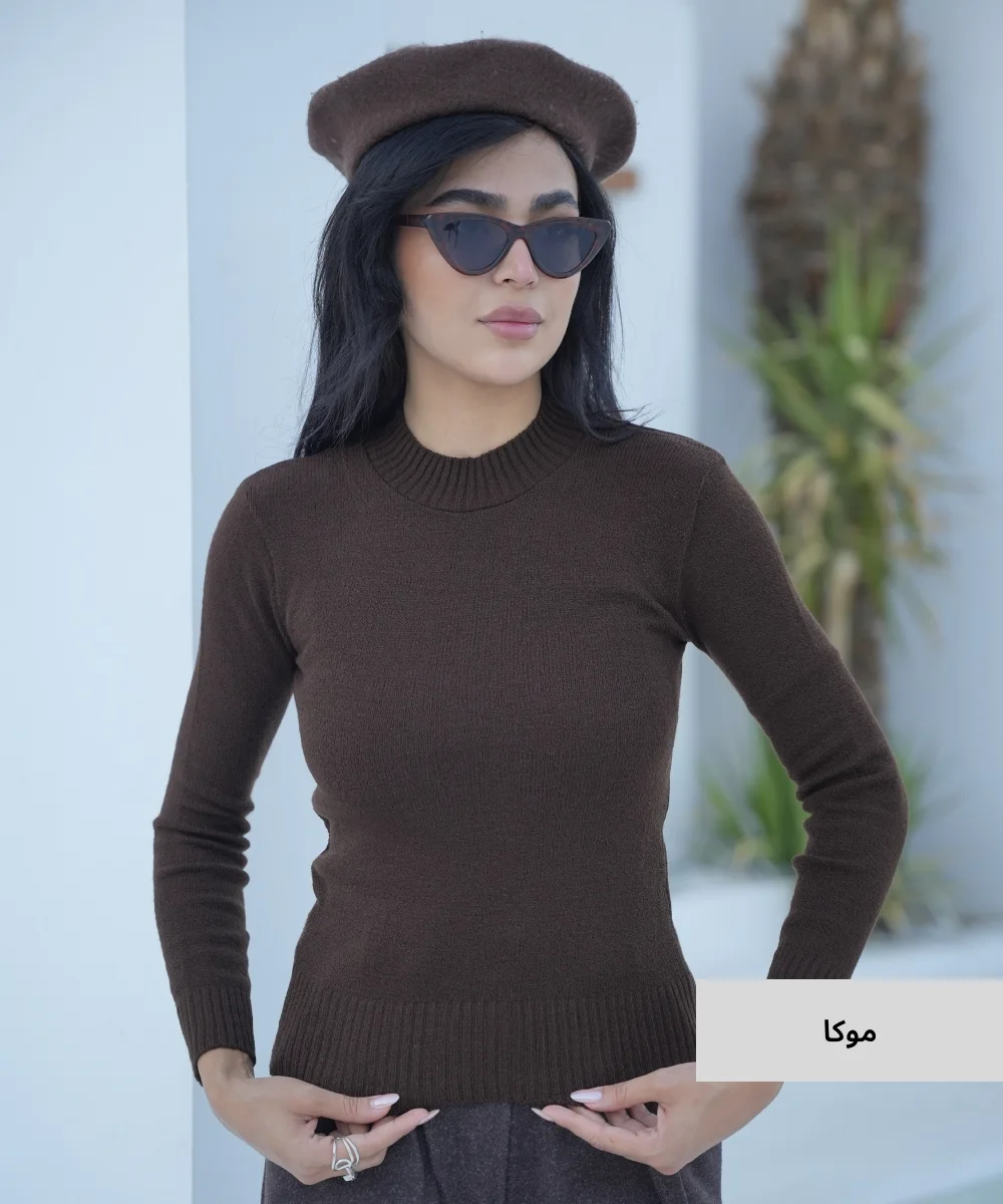 بلوز بافت ساده V10244 - Image 11