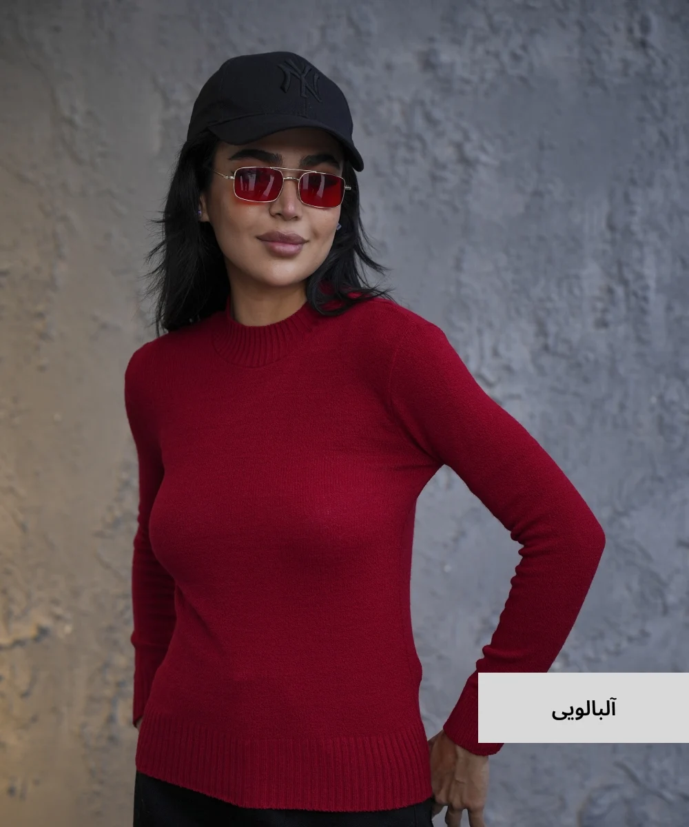 بلوز بافت ساده V10244 - Image 12
