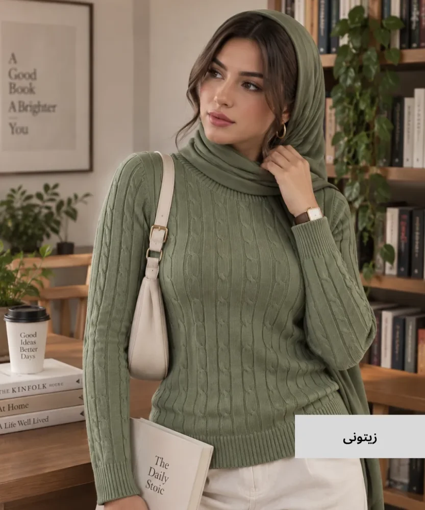 بلوز مارپیچ V10305 - تصویر 17