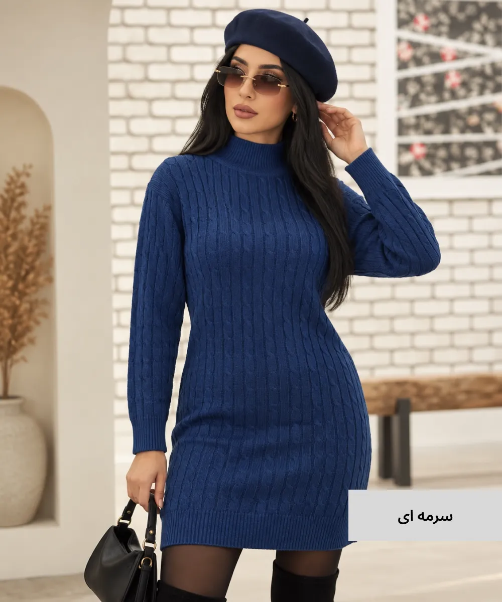تونیک بافت مارپیچ V10562 - Image 12