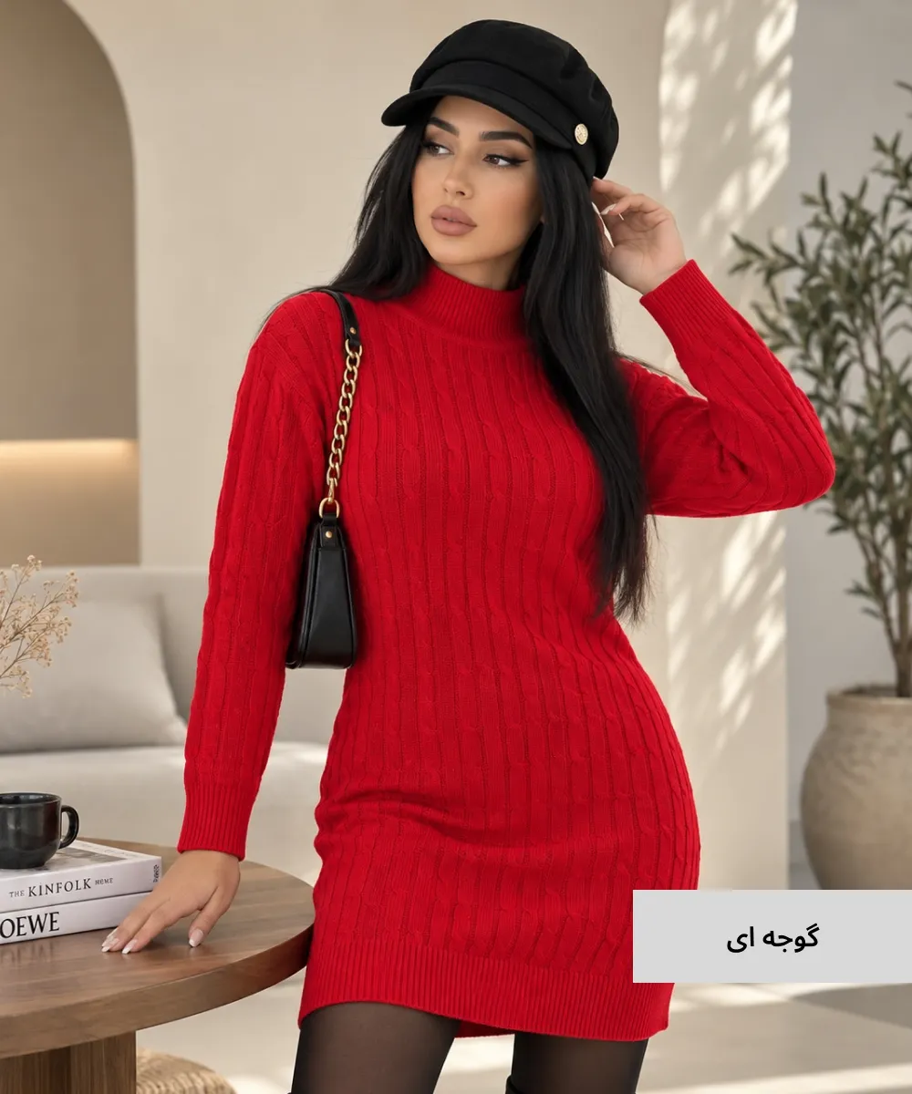 تونیک بافت مارپیچ V10562 - Image 2