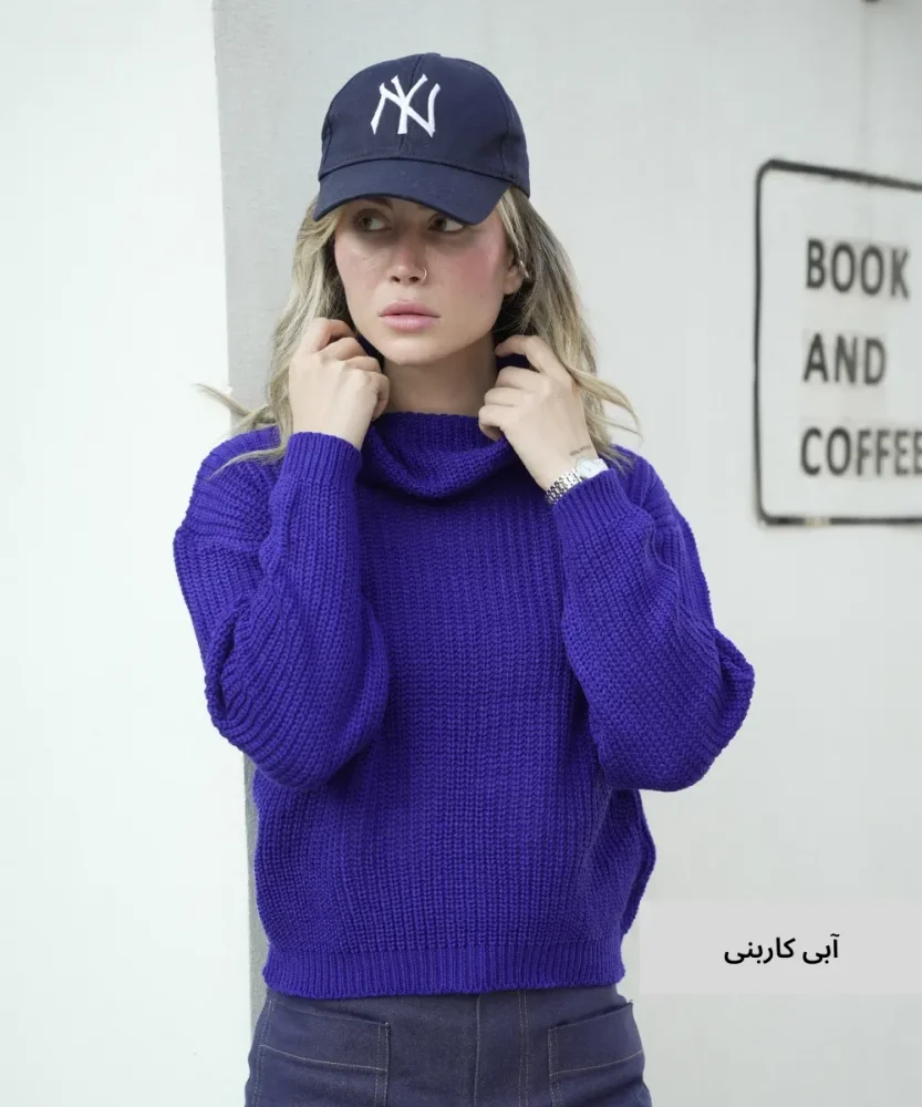 بلوز نیم تنه شل V10815 - تصویر 18