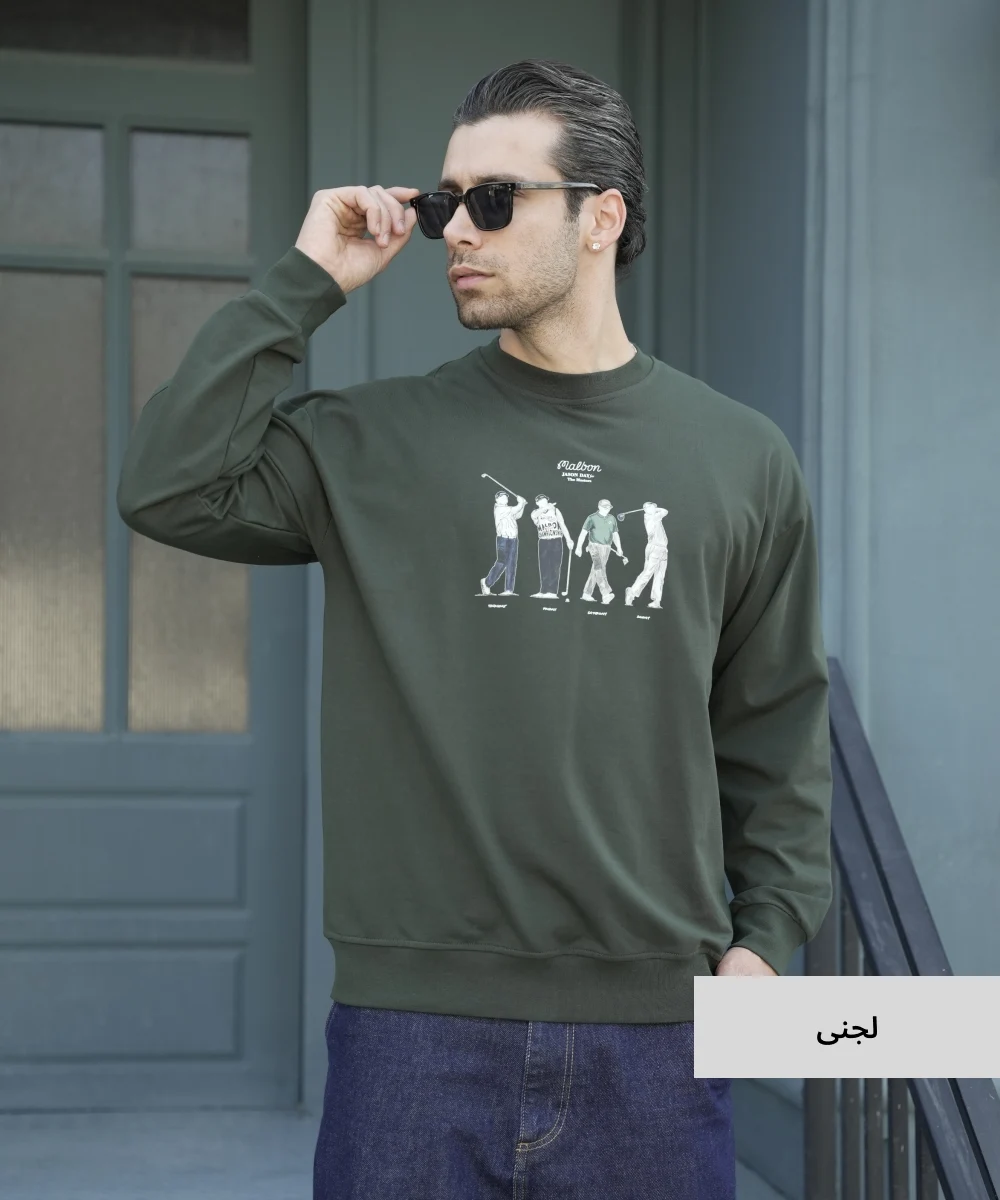 بلوز ساده مردانه گلکسی B52045 - Image 6
