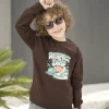 بلوز بچگانه دو نخ خارخورده (سایز 1-2) B55210