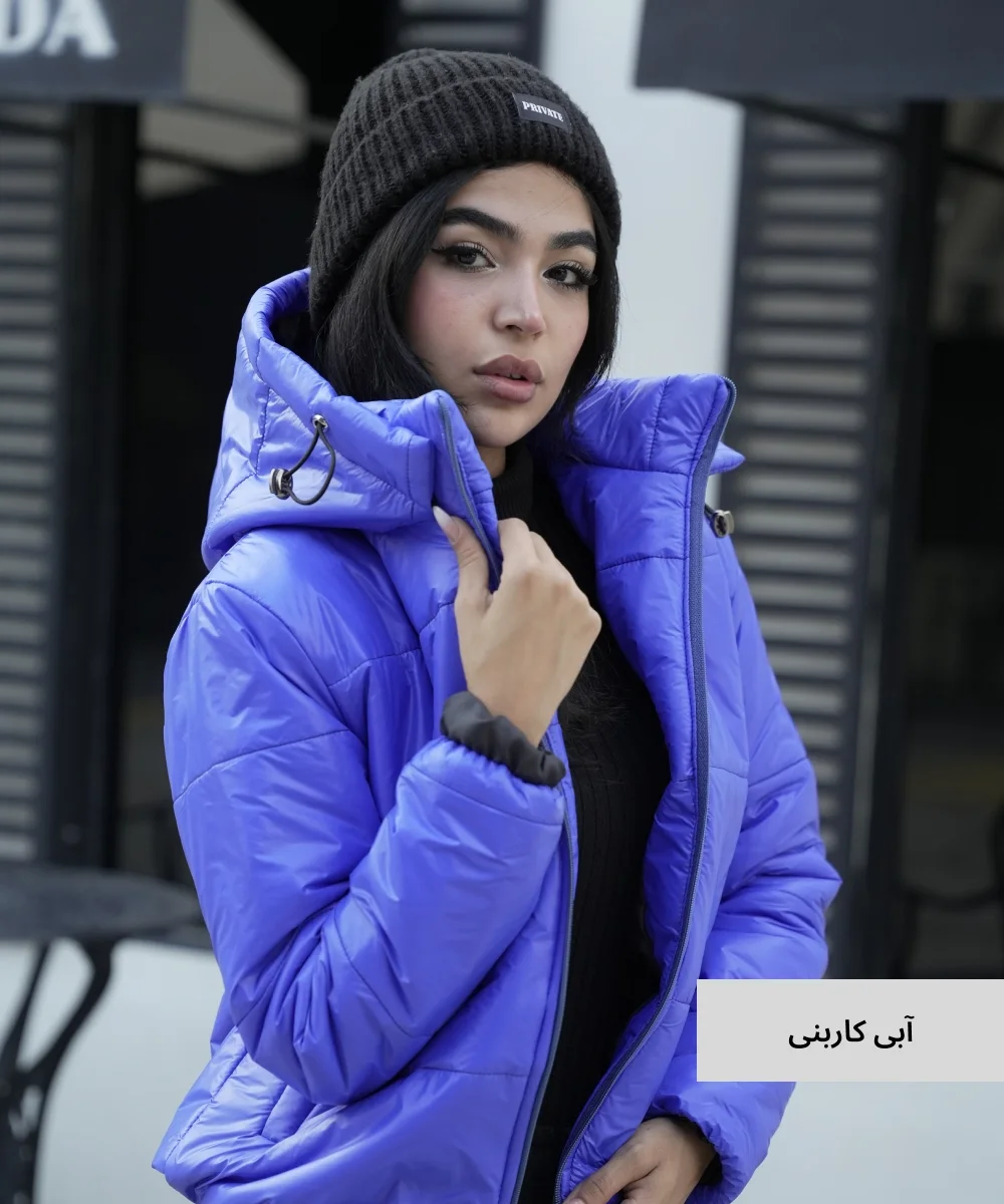 کاپشن زنانه TC پشم شیشه C51053 - Image 2