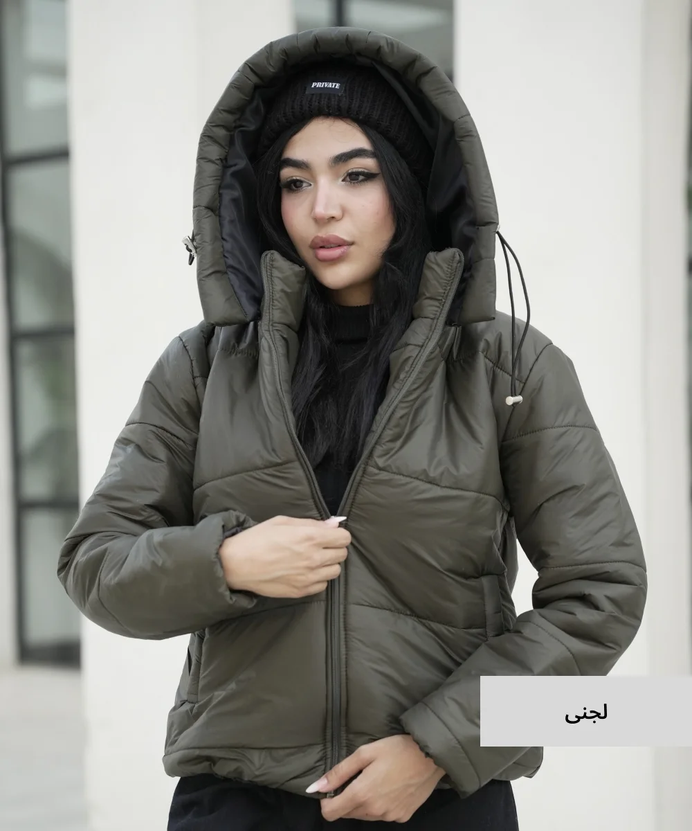 کاپشن زنانه TC پشم شیشه C51053 - Image 3